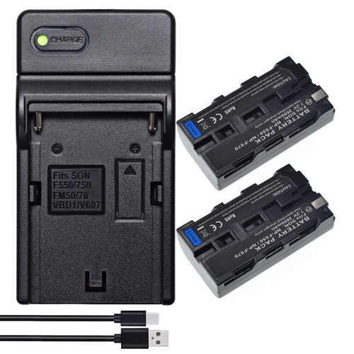 Battery charger for sony - 2x,